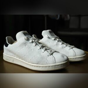 Adidas Stan Smith (Mesh) Knit White Sneakers